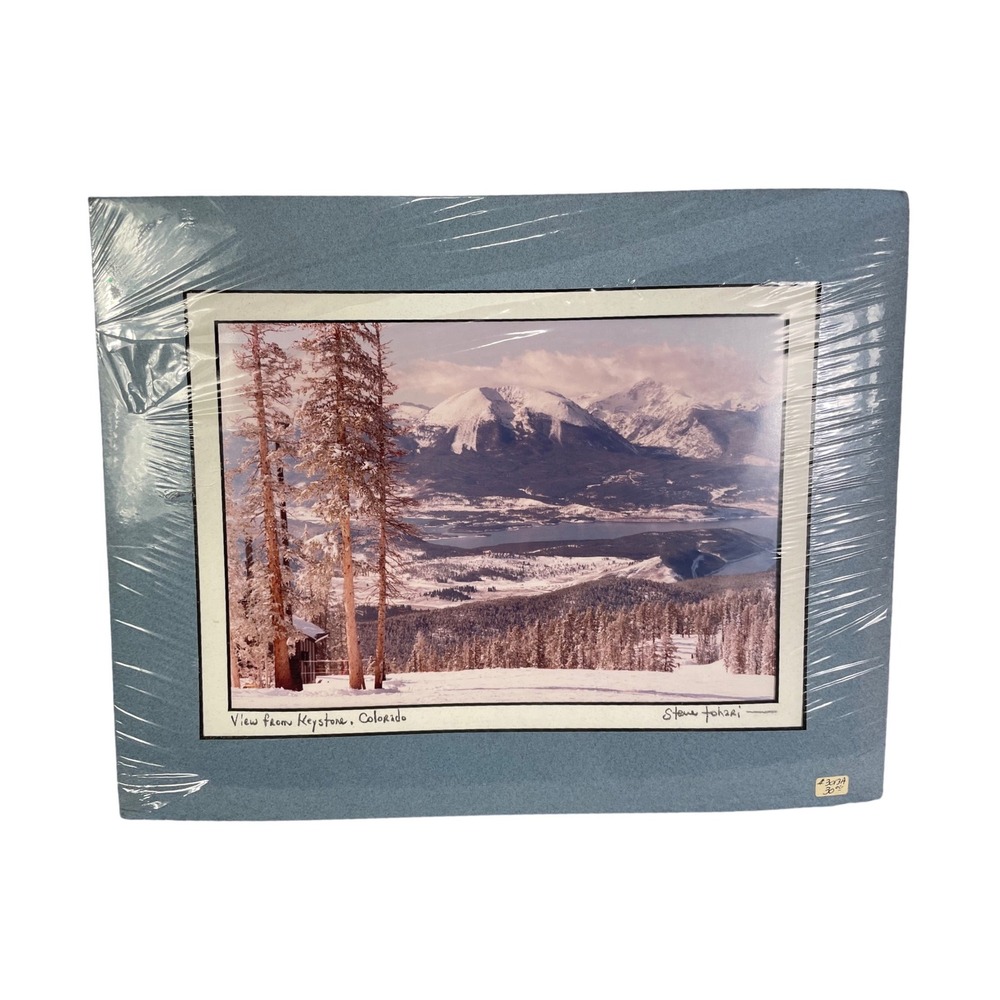 Steve Tohari Signed Photo View from Keystone Colorado Mountain Landscape 11x14